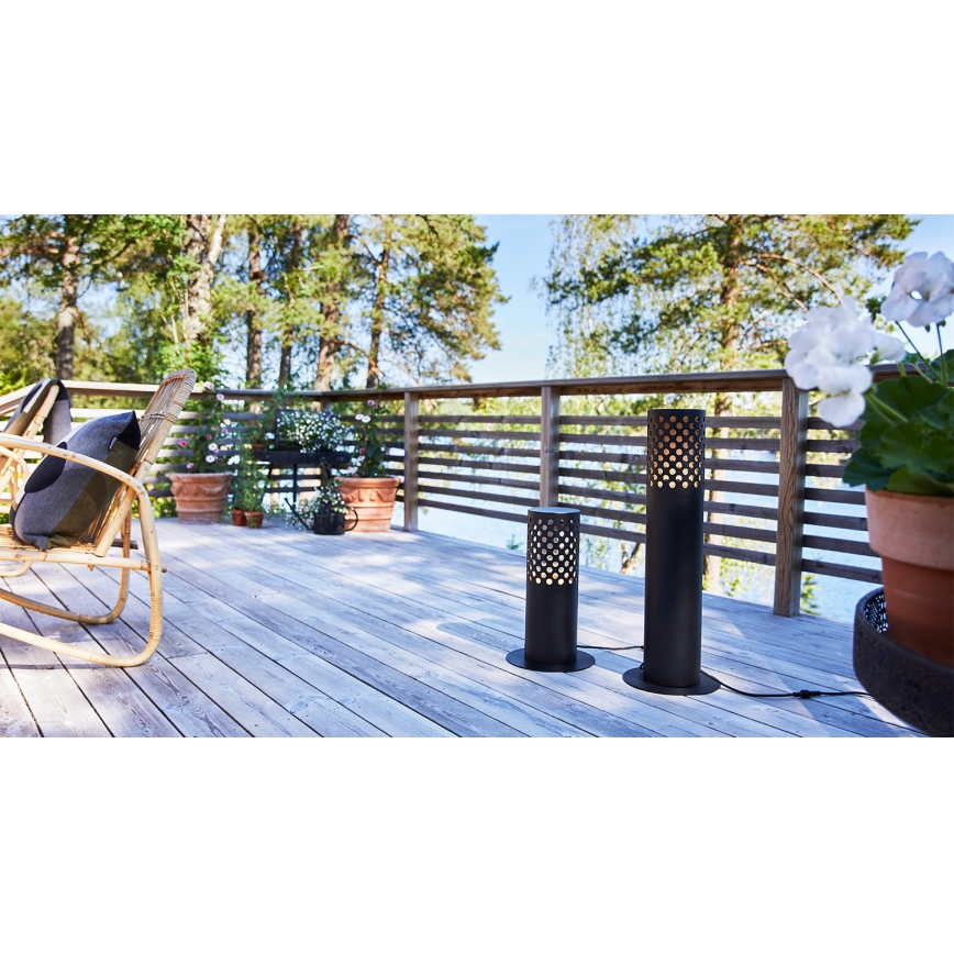 Markslöjd 108174 - LED Venkovní lampa GARDEN24 LED/6W/24V 96 cm IP44 černá