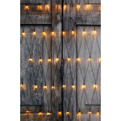 Markslöjd 108178 - LED Venkovní vánoční závěs GARDEN24 160xLED/24V 2x2m teplá bílá