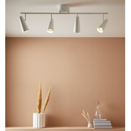 Markslöjd 108201 - Bodové svítidlo CREST 4xGU10/7W/230V bílá