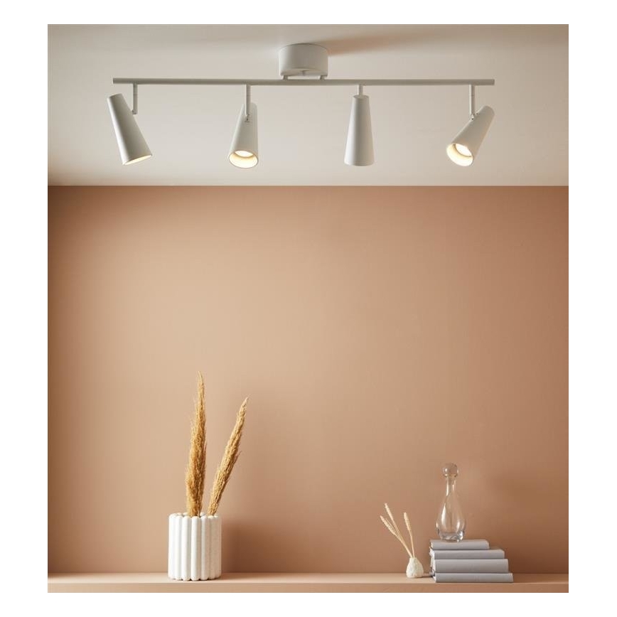 Markslöjd 108201 - Bodové svítidlo CREST 4xGU10/7W/230V bílá