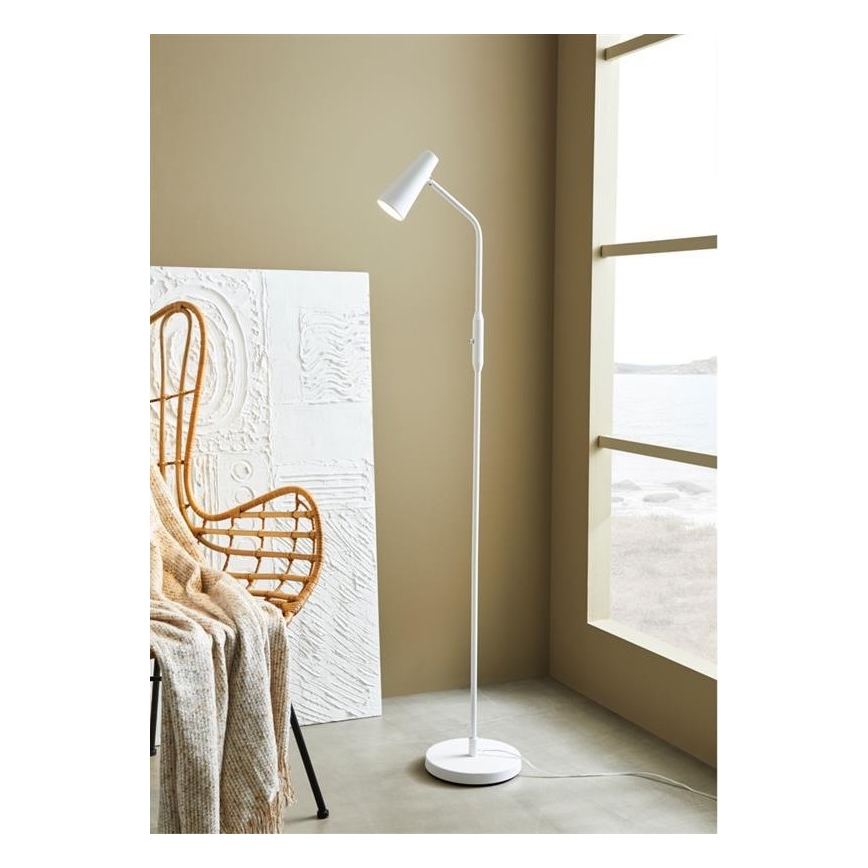 Markslöjd 108205 - Stojací lampa CREST 1xGU10/7W/230V bílá