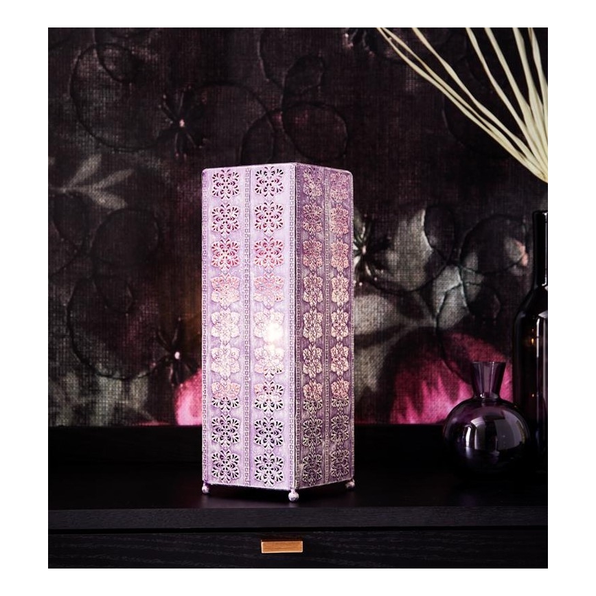 Markslöjd 108224 - Stolní lampa AGRA 1xE14/18W/230V fialová