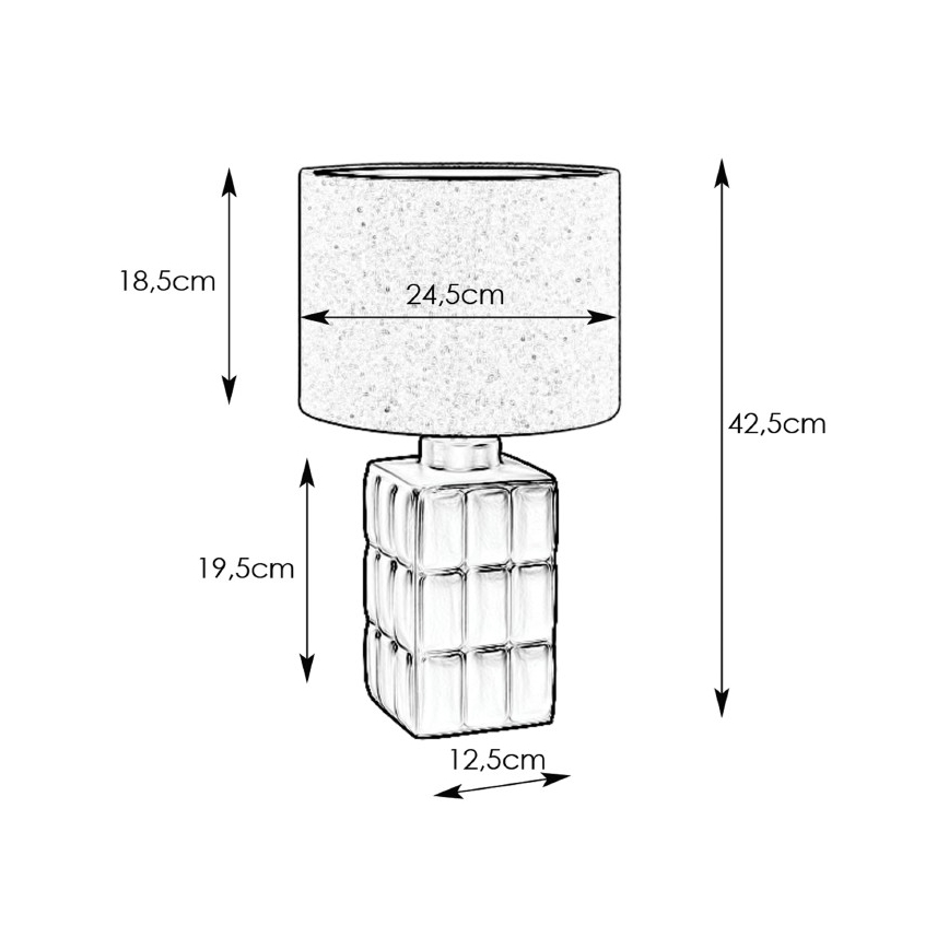Markslöjd 108248 - Stolní lampa CUSCINI 1xE14/40W/230V