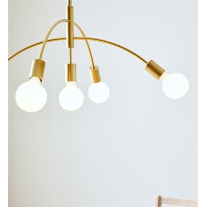 Markslöjd 108287 - Lustr na lanku CYGNUS 5xE27/40W/230V zlatá