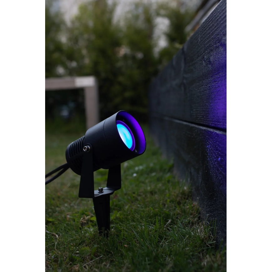 Markslöjd 108404 - LED RGBW Venkovní lampa GARDEN24 LED/6W/24V 30 cm IP44 černá