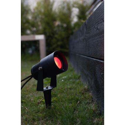 Markslöjd 108404 - LED RGBW Venkovní lampa GARDEN24 LED/6W/24V 30 cm IP44 černá