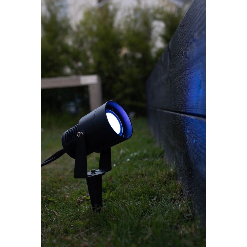 Markslöjd 108404 - LED RGBW Venkovní lampa GARDEN24 LED/6W/24V 30 cm IP44 černá