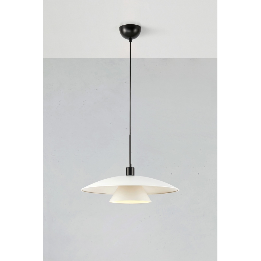 Markslöjd 108430 - Lustr na lanku MILLINGE 1xE27/40W/230V bílá
