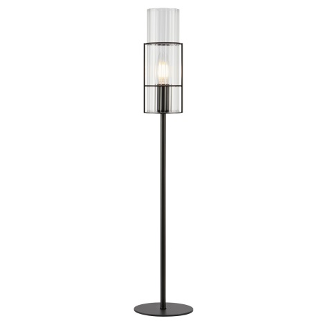 Markslöjd 108556 - Stolní lampa TUBO 1xE14/40W/230V 65 cm černá/čirá