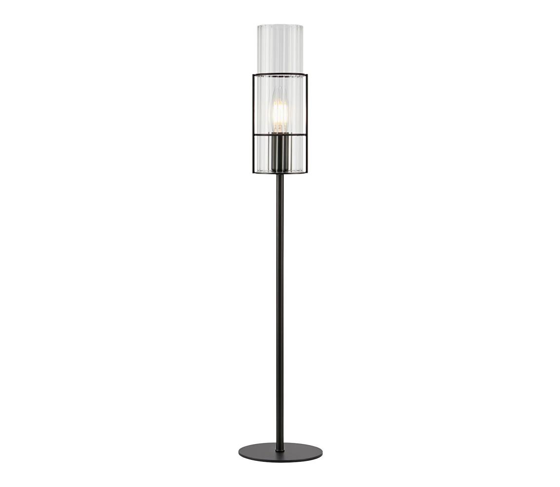 Markslöjd Markslöjd 108556 - Stolní lampa TUBO 1xE14/40W/230V 65 cm černá/čirá 