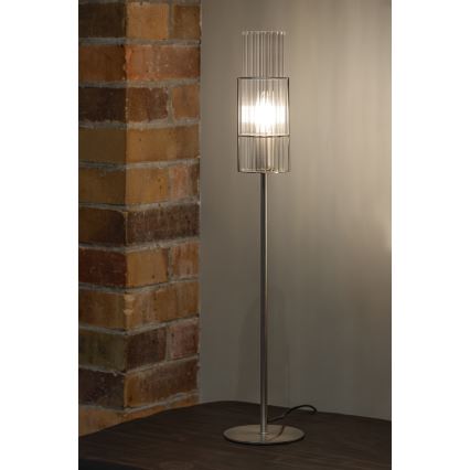 Markslöjd 108558 - Stolní lampa TUBO 1xE14/40W/230V 65 cm lesklý chrom/čirá