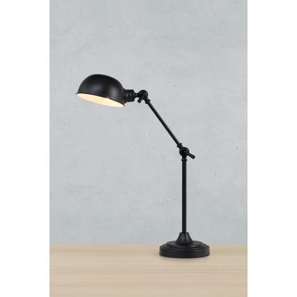 Markslöjd 108584 - Stolní lampa PORTLAND 1xE27/40W/230V černá