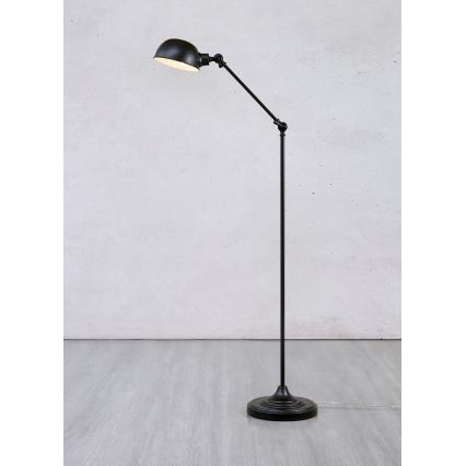 Markslöjd 108586 - Stojací lampa PORTLAND 1xE27/40W/230V černá