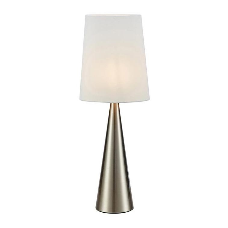 Markslöjd 108624 - Stolní lampa CONUS 1xE14/40W/230V bílá/matný chrom