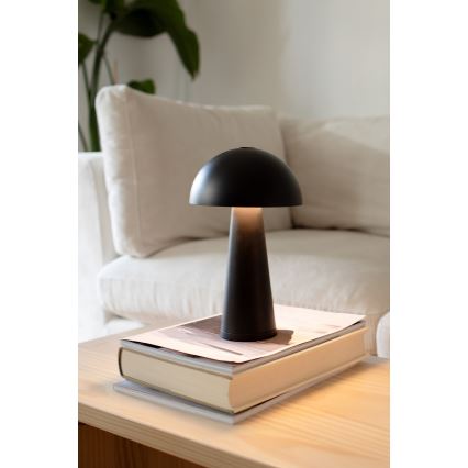 Markslöjd 108655 - LED Stmívatelná nabíjecí lampa FUNGI LED/1,5W/5V IP44 černá