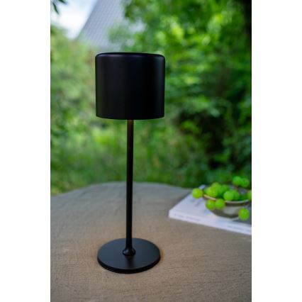 Markslöjd 108657 - LED Stmívatelná nabíjecí stolní lampa FILO LED/2W/5V IP44 30 cm černá