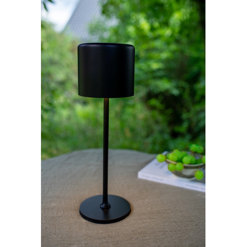 Markslöjd 108657 - LED Stmívatelná nabíjecí stolní lampa FILO LED/2W/5V IP44 30 cm černá