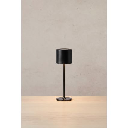 Markslöjd 108657 - LED Stmívatelná nabíjecí stolní lampa FILO LED/2W/5V IP44 30 cm černá