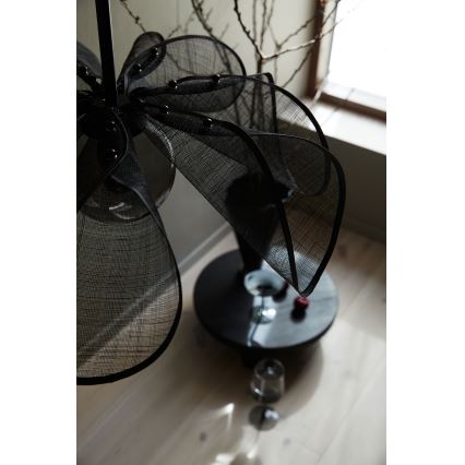 Markslöjd 108660 - Lustr na lanku STYRKA 1xE27/40W/230V pr. 63 cm černá