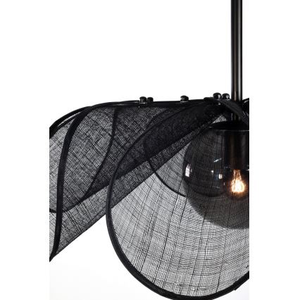 Markslöjd 108660 - Lustr na lanku STYRKA 1xE27/40W/230V pr. 63 cm černá