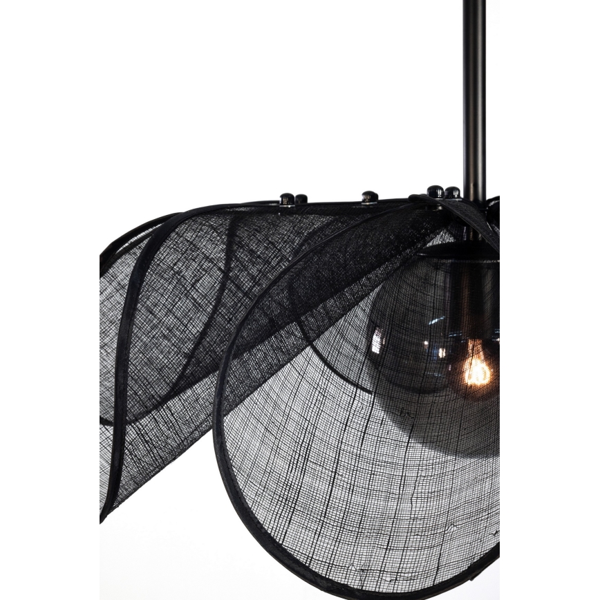 Markslöjd 108660 - Lustr na lanku STYRKA 1xE27/40W/230V pr. 63 cm černá