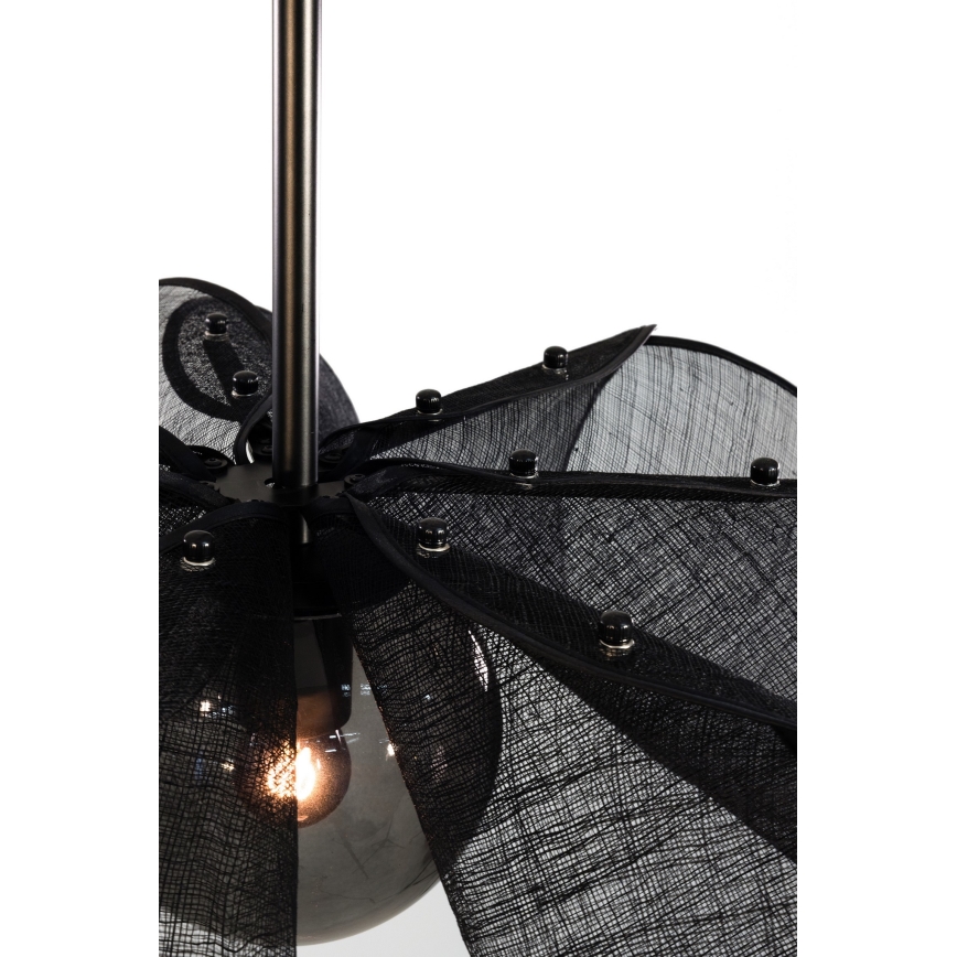 Markslöjd 108660 - Lustr na lanku STYRKA 1xE27/40W/230V pr. 63 cm černá