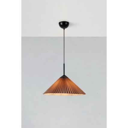 Markslöjd 108709 - Lustr na lanku PLISADO 1xE27/40W/230V pr. 50 cm šedá