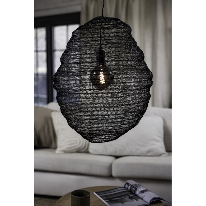 Markslöjd 108772 - Lustr na lanku TAZZA 1xE27/40W/230V černá
