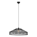 Markslöjd 108782 - Lustr na lanku TAPA 1xE27/40W/230V černá/bambus