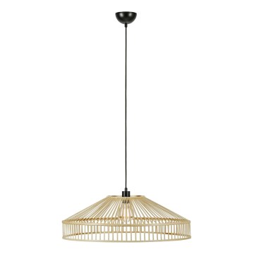 Markslöjd 108783 - Lustr na lanku TAPA 1xE27/40W/230V béžová/bambus