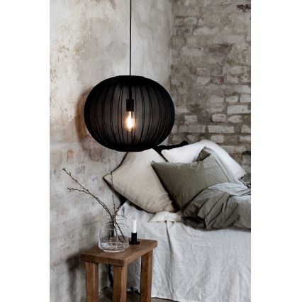 Markslöjd 108791 - Lustr na lanku FORENCE 1xE27/40W/230V pr. 50 cm černá