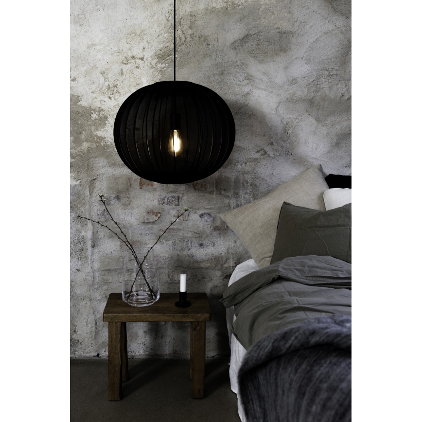 Markslöjd 108791 - Lustr na lanku FORENCE 1xE27/40W/230V pr. 50 cm černá