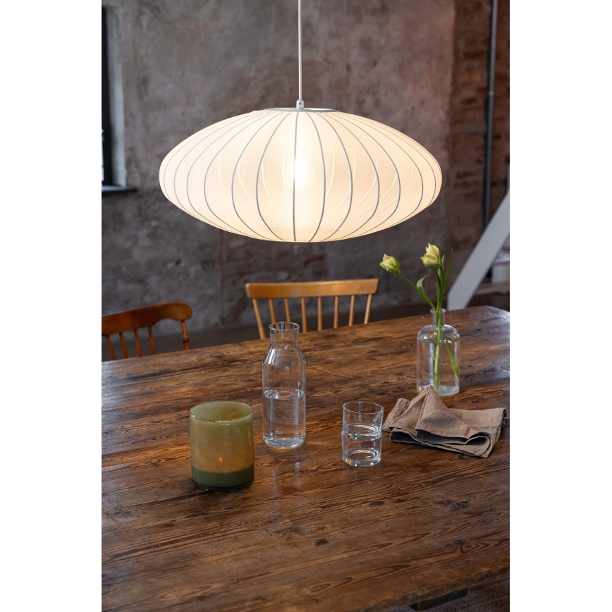 Markslöjd 108794 - Lustr na lanku FORENCE 1xE27/40W/230V pr. 60 cm bílá