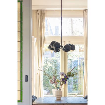 Markslöjd 108852 - Lustr na tyči EDGAR 8xE14/40W/230V černá