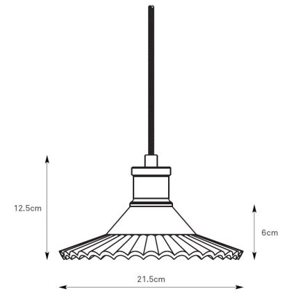Markslöjd 108854 - Lustr na lanku NOVIA 1xE27/40W/230V černá/kouřová