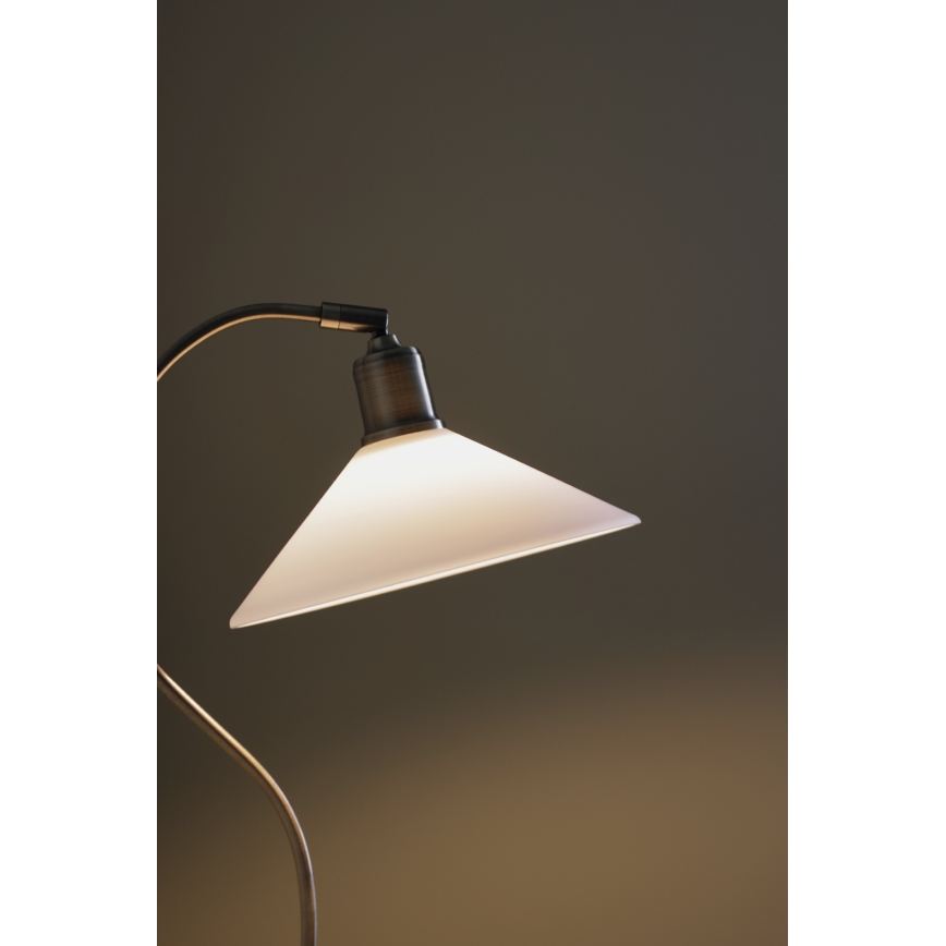 Markslöjd 108863 - Stolní lampa VELA 1xE27/40W/230V mosaz/bílá