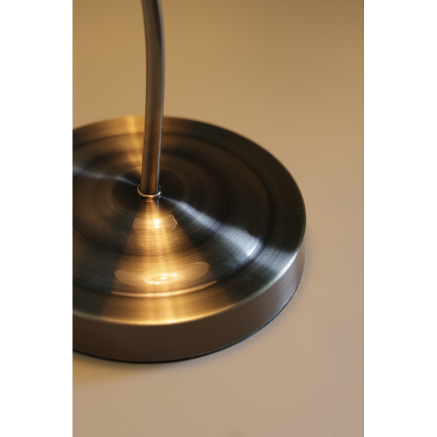 Markslöjd 108864 - Stolní lampa VELA 1xE27/40W/230V mosaz/zelená