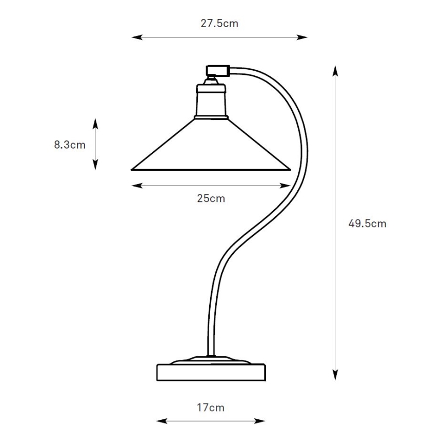 Markslöjd 108864 - Stolní lampa VELA 1xE27/40W/230V mosaz/zelená