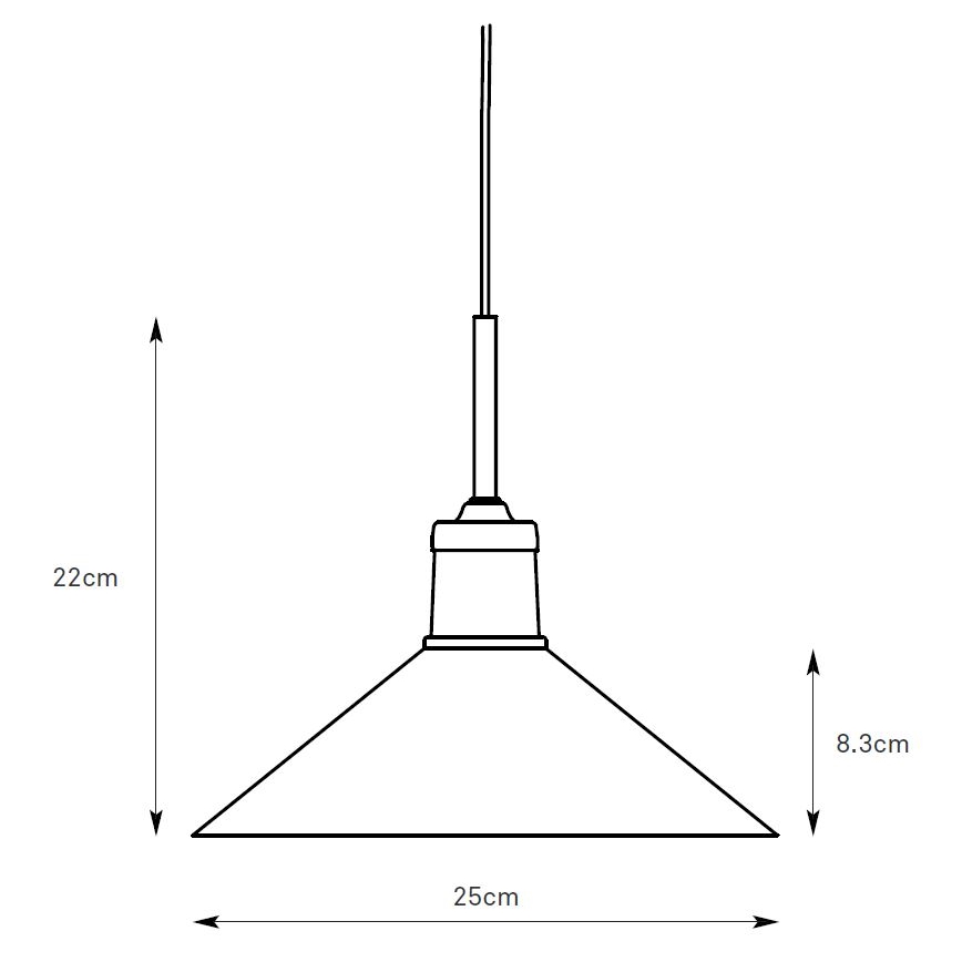 Markslöjd 108867 - Lustr na lanku VELA 1xE27/40W/230V mosaz/bílá