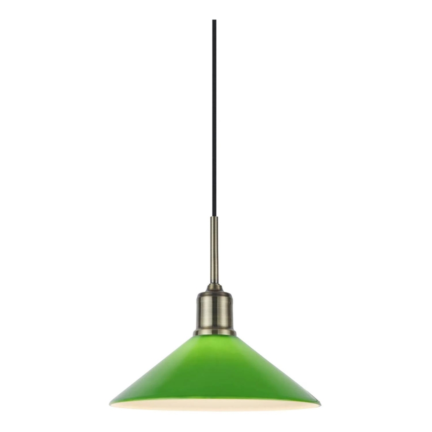 Markslöjd 108868 - Lustr na lanku VELA 1xE27/40W/230V mosaz/zelená