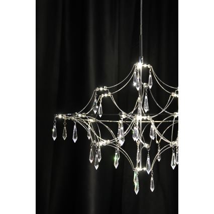 Markslöjd 108869 - LED Stmívatelný křišťálový lustr na lanku EFESOS LED/14W/230V pr. 60 cm