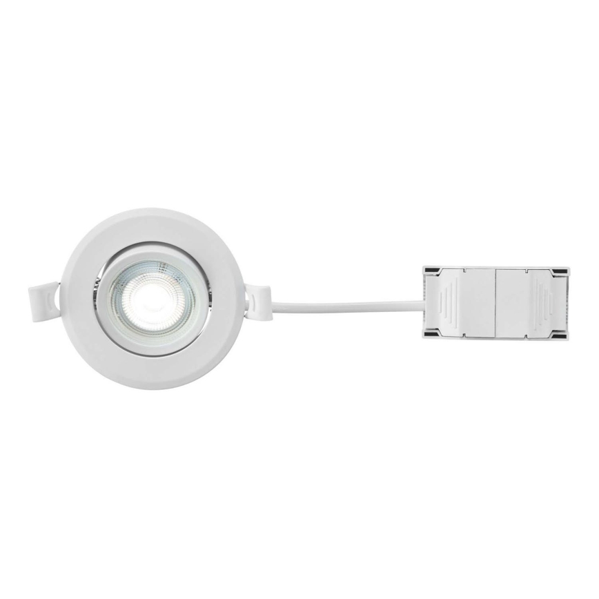 Markslöjd 108885 - LED Stmívatelné koupelnové podhledové svítidlo PLUTO LED/4,9W/230V CRI 90 IP44 bílá