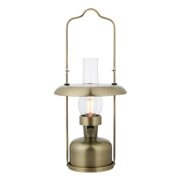 Markslöjd 108894 - LED Stmívatelná venkovní nabíjecí stolní lampa FANOS LED/2,5W/3,7V 4000 mAh IP44 mosaz