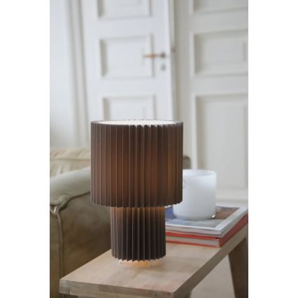 Markslöjd 108896 - Stolní lampa CATIS 1xE27/60W/230V 32 cm šedá