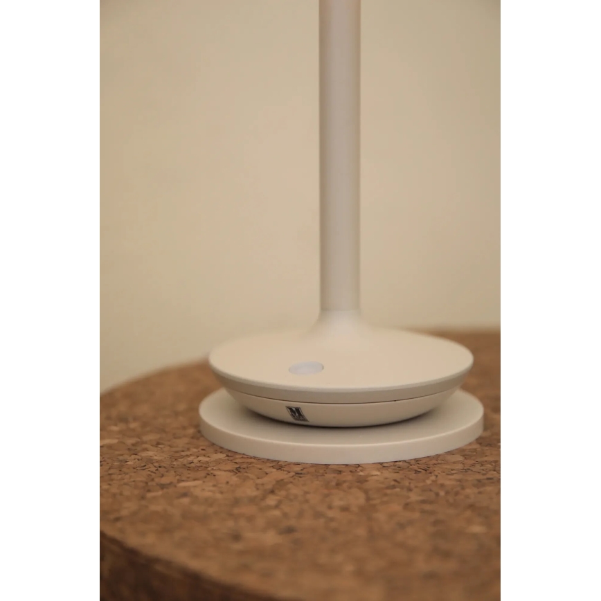 Markslöjd 108917 - LED Stmívatelná venkovní nabíjecí stolní lampa PETIT LED/2W/1800 mAh 2200/2700/3000K IP44 šedá