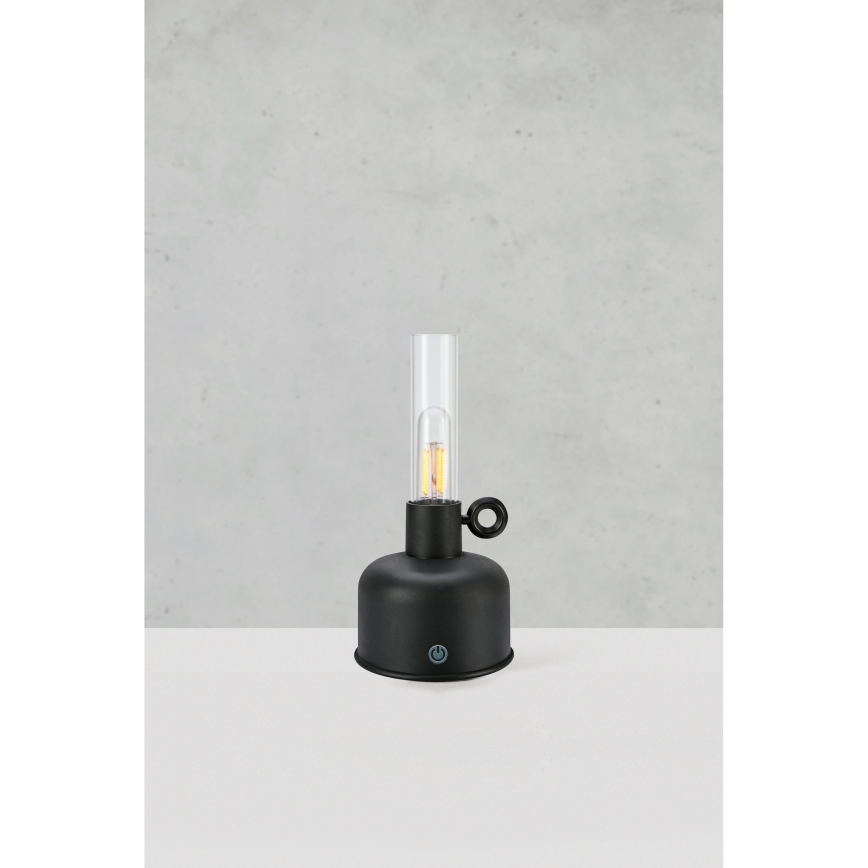 Markslöjd 108919 - LED Stmívatelná venkovní nabíjecí stolní lampa ASTRID LED/2W/1200 mAh IP44 černá