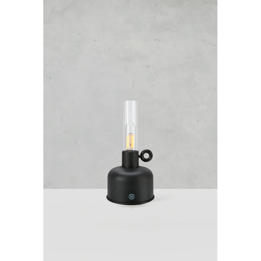 Markslöjd 108919 - LED Stmívatelná venkovní nabíjecí stolní lampa ASTRID LED/2W/1200 mAh IP44 černá