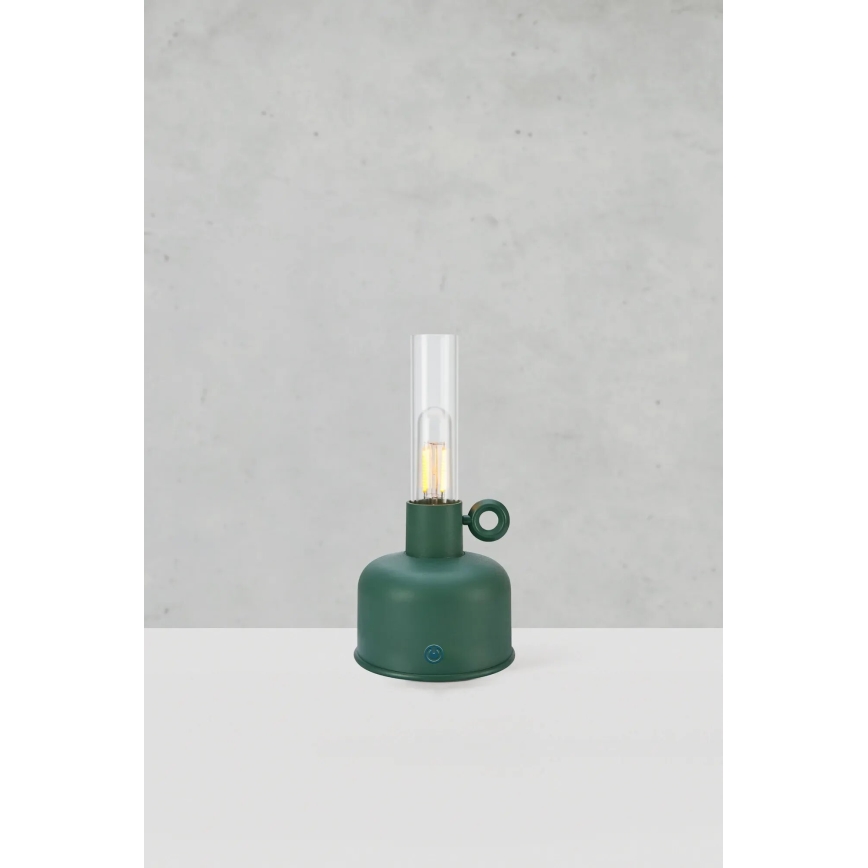 Markslöjd 108920 - LED Stmívatelná venkovní nabíjecí stolní lampa ASTRID LED/2W/1200 mAh IP44 zelená
