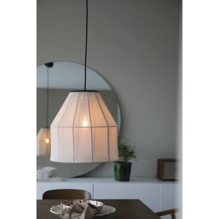 Markslöjd 108956 - Lustr na lanku AIKO 1xE27/60W/230V len/černá