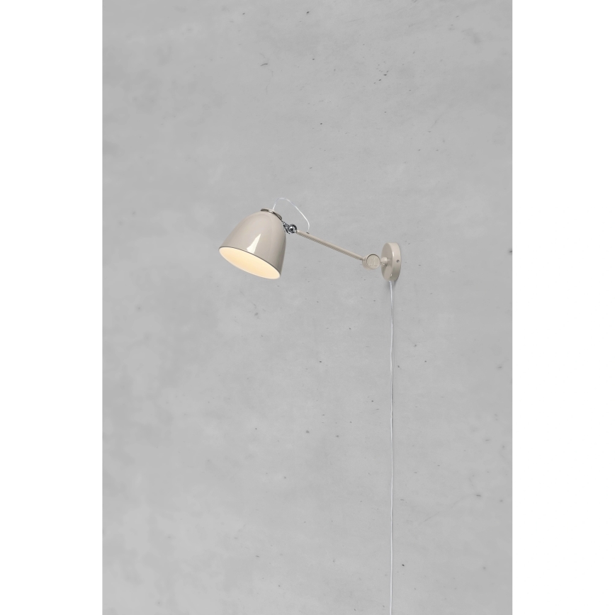 Markslöjd 108964 - Nástěnná lampa TILT 1xE27/60W/230V šedá
